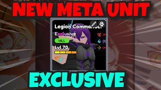 Anime Defenders  META Exclusive UNIT  Legion Commander SHOWCASE [upl. by Inihor]