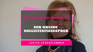 Een online sollicitatiegesprek voeren Dat gaat zó onlinesollicitatiegesprek solliciteren [upl. by Palladin]