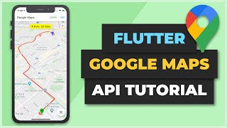 Flutter Google Maps API Tutorial  Markers Polylines amp Directions API [upl. by Sokram]