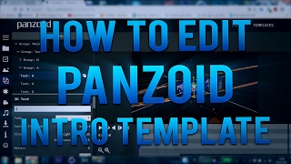 How to edit PANZOID intro template Tutorial  IntroFactory [upl. by Enelav]