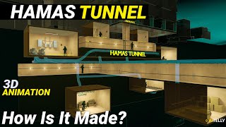 Hamas Tunnel How Is It Made tunnel israel gaza [upl. by Lilas]