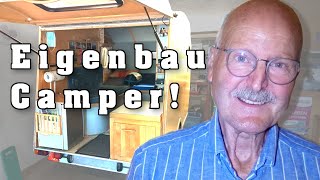 Sehr beeindruckend Norbert baute seinen ersten Fahrradwohnwagen auch in GROß [upl. by Yasibit]