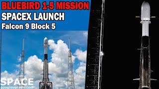 SpaceX Live BlueBird 15 Mission  Falcon 9 Block 5 [upl. by Comras828]