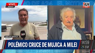 🗣 Polémicos dichos de Pepe Mujica sobre Javier Milei quotEs un trágico personaje de historietaquot [upl. by Der]