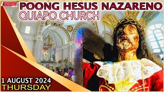 LIVE Quiapo Church Mass Today  1 August 2024 Thursday Hesus Nazareno [upl. by Aires]