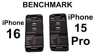 iPhone 16 vs iPhone 15 Pro  BENCHMARK COMPARISON [upl. by Yanrahs9]