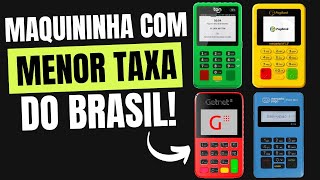 TOP 3 Maquininhas de Cartão com Menor Taxa de 2024 atualizado [upl. by Tiffani782]