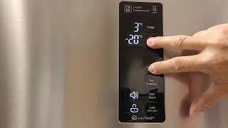 LG Refrigerator  How to activate Demo mode on a Bottom Freezer model [upl. by Anerbes]