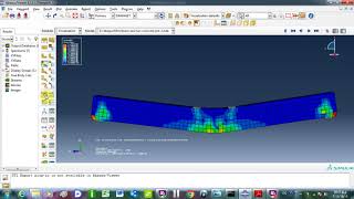 reinforced concrete beams with prestressed in abaqus [upl. by Krantz]