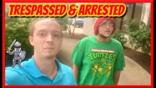 Young Punk Frauditor Gets Arrested at a Mall and Trespassed From a DAs Office [upl. by Retsim]