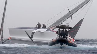 ALINGHI CAPSIZE ON THE STORM [upl. by Butterfield435]