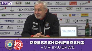 Die Pressekonferenz vor dem Heimspiel gegen RotWeiss Essen [upl. by Grunenwald355]