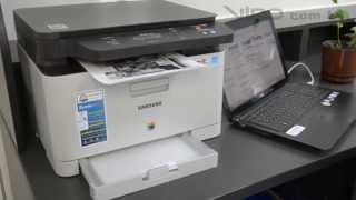 МФУ Samsung Xpress C460W NFCпечать [upl. by Eenat]