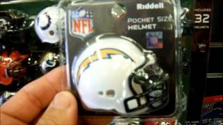 NFL Mini Football helmets Collectables [upl. by Amble657]