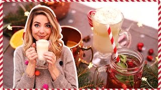 Quick amp Easy Festive Drinks  Zoella [upl. by Yim838]