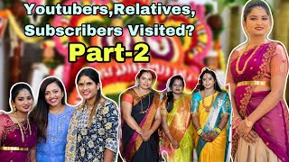 YoutubersMy Lovely Subscribers and Relatives Visited😍PART2  SPURTHI VLOGS [upl. by Henke]