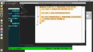 Websockets y tiempo real en NodeJS nodeIO [upl. by Irrok]