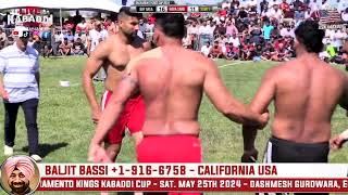 Semi 1 Bay Area Kabaddi Club Vs Baba Sang Ji  Sacramento Kings 2024 2024 [upl. by Nomad488]