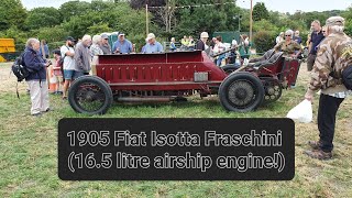 1905 Fiat Isotta Fraschini Startup and a few laps Heddington steam rally 2023 [upl. by Maurine]