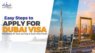 How to Apply Dubai Visa Online  Dubai Visa Process  Easy Steps [upl. by Astrahan]