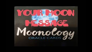 Balance Spirituality and Practicality ‧₊☽◯☾₊‧ Full Moon in Pisces ♓ MOONOLOGY oracle card [upl. by Magnuson]