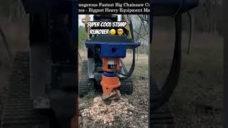 Super cool stump remover 😮 🤯 youtube youtubeshorts arborist logging technology cool ytshort [upl. by Htebazila]