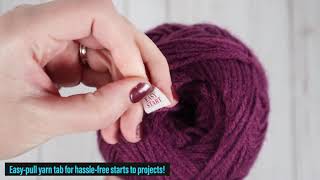 Herrschners Easypull Tab Yarn [upl. by Enelrahc241]