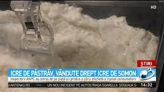 Icre de păstrăv vândute drept icre de somon [upl. by Nonnahc870]