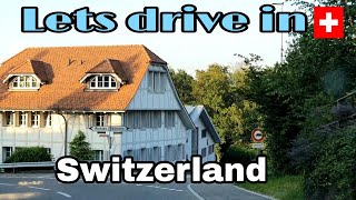 Lets drive in Switzerland through some villages in canton Aargau [upl. by Etteuqal]