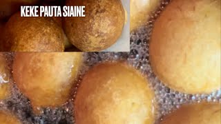 Keke Pauta Siaine Round Pancakes wBananas and Baking Powder tonga cooking polytube doughnuts [upl. by Ididn]