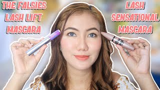 MAYBELLINE FALSIES LASH LIFT VS LASH SENSATIONAL MASCARA  BEST MASCARA [upl. by Franek138]