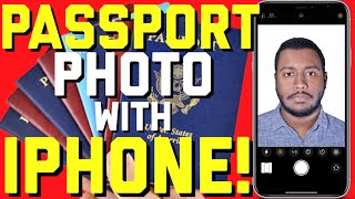 How To Take Passport Photo With iPhone [upl. by Alraep]