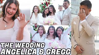 UNSEEN FOOTAGE THE WEDDING OF ANGELICA PANGANIBAN amp GREGG HOMAN  KASAL Ni ANGELICA PANGANIBAN 💒 [upl. by Lilahk]