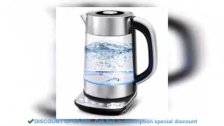 Electric Tea Kettle  CACHOO 17L Glass Electric Kettle Temperature [upl. by Lincoln]