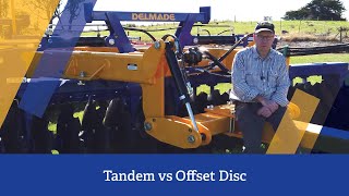 Tandem Disc vs Offset Disc  Rohan from Delmade explains [upl. by Dahraf622]