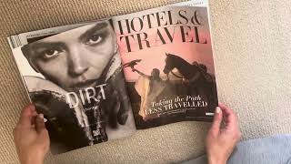 ASMR Magazine flipping ripping and crunching pages paper sounds  no talking [upl. by Alveta627]