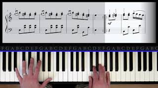 Tchaikovsky  The Nutcracker  March  EASY Piano Tutorial [upl. by Tabshey]