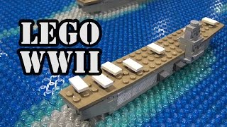 WWII Pearl Harbor Attack Timeline in LEGO  BrickFair Alabama 2017 [upl. by Hirz164]