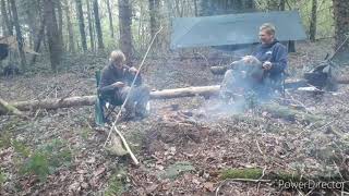 Wild hammock camping at great combley woods [upl. by Jeffy]