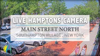 Hamptonscom  LIVE Main Street North Southampton New York [upl. by Fortin]