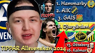 TIPPAR Allsvenskan 2024 [upl. by Ynaffit291]