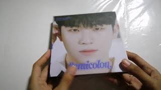 Unboxing Seventeen Semicolon Special Album Woozi Version [upl. by Auqeenwahs]