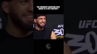 Arman Tsarukyan’s Epic Reaction to a Crazy Question About A Female UFC Fighter [upl. by Lyns325]