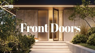 Front Door Designs for Houses  Selected by Architect [upl. by Ylrrad]