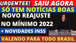 🔴 GOVERNO REVÊ REAJUSTE DO SALÁRIO MÍNIMO PARA 2022 E  NOTÍCIA BOA SOBRE O INSS [upl. by Aniweta279]