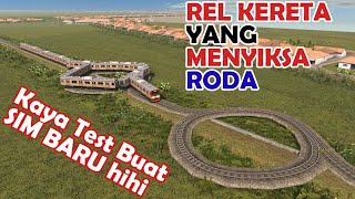 JenisJenis Rel Yang Menyiksa Roda Kereta Api  Trainz Simulator Indonesia [upl. by Torto]