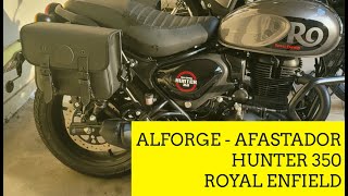 ALFORGE E AFASTADOR PARA HUNTER 350  ROYAL ENFIELD [upl. by Simpkins]