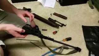 Chiappa 9mm M1 Carbine disassembly With bolt removal [upl. by Tatiania411]