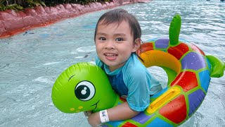 Splashing around at Bukit Merah Laketown Waterpark 🌧️  November 2023 [upl. by Drofkcor627]