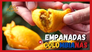 EMPANADAS de POLLO COLOMBIANAS 🐔 como HACER EMPANADAS DE POLLO [upl. by Fradin54]